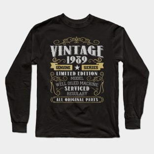 Vintage 1989 31th Birthday Gift Funny 31 years old Long Sleeve T-Shirt